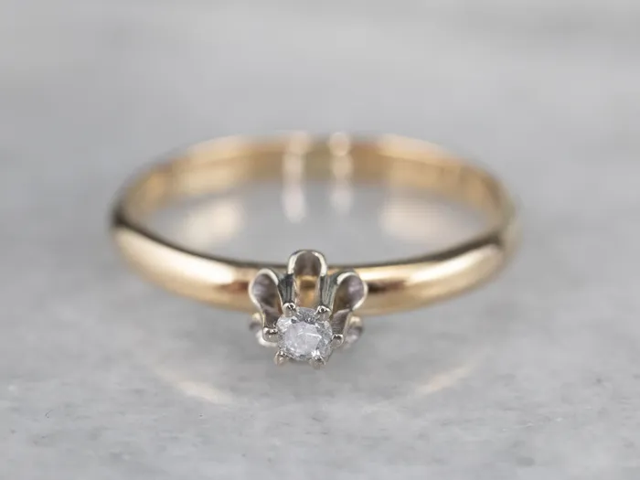 Market Square Jewelers Rings Buttercup Diamond Solitaire Engagement Ring