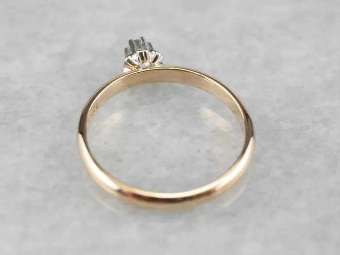 Market Square Jewelers Rings Buttercup Diamond Solitaire Engagement Ring