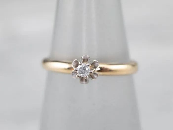 Market Square Jewelers Rings Buttercup Diamond Solitaire Engagement Ring