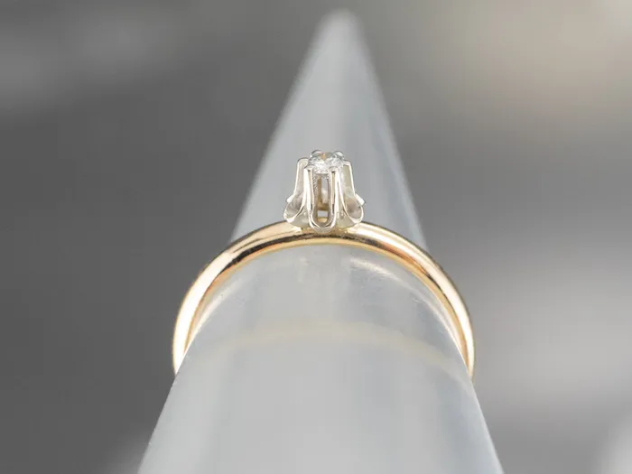 Market Square Jewelers Rings Buttercup Diamond Solitaire Engagement Ring