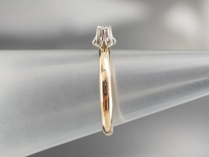 Market Square Jewelers Rings Buttercup Diamond Solitaire Engagement Ring