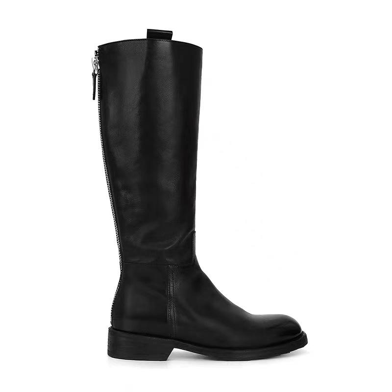 Damen Stiefel & Boots | Lederstiefel ‘High Attention’ Schuhe Damen